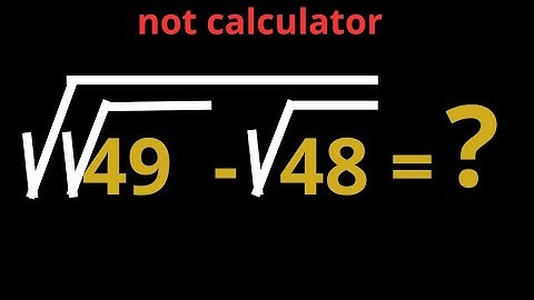 A Very Nice Square Root Algebra Math Problem || Germany || Maths Olympiad || No Calculator