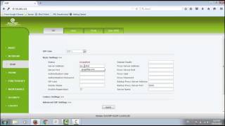 how to configure vpn and gulfsip number on GULFSIP IP phone GS22P Arabic screenshot 1