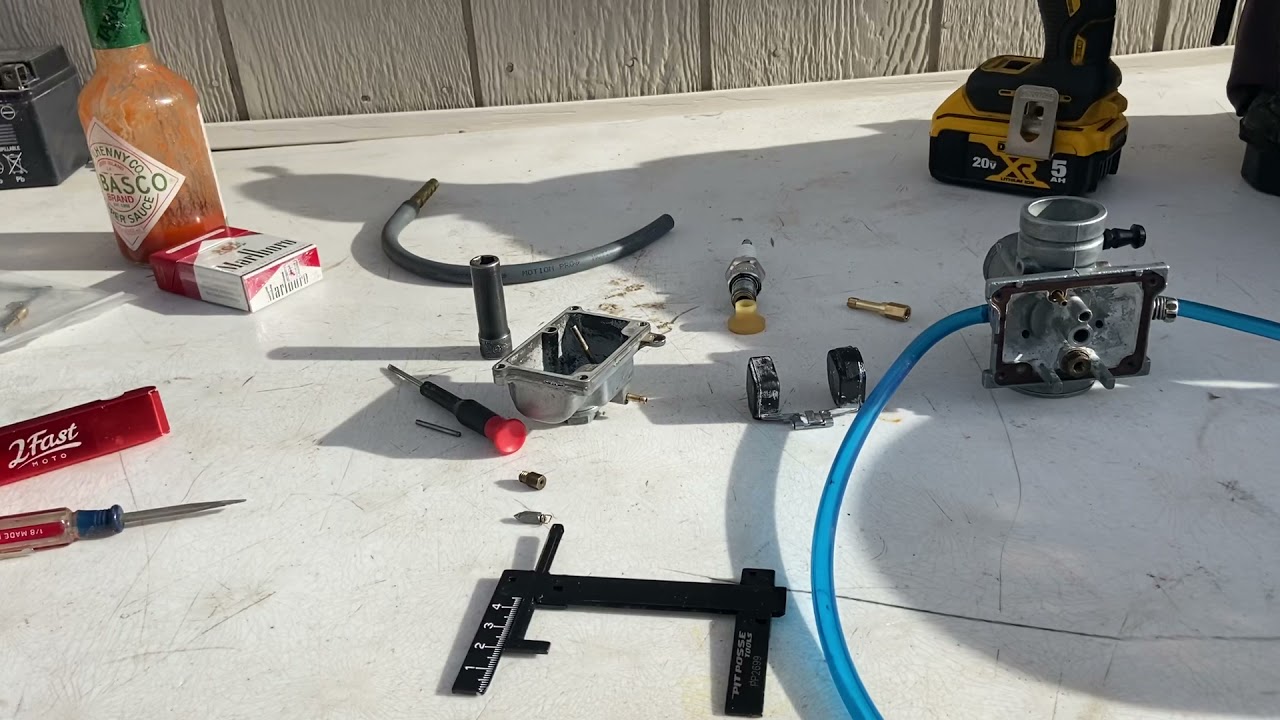 Yz80 carb float/overflow fix YouTube