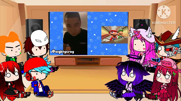 Fandoms & Youtubers React To Mario Reacts To Funny TikToks 2 ft.Luigi