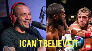 Joe Rogan Comments on Logan Paul vs Floyd Mayweather fight. with visuals