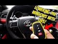 Toyota Camry 2018+ UNLOCKING A HIDDEN FEATURE!!! Rolling the WINDOWS Down with the KEY FOB!!! 😩