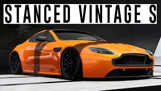 Forza 6 Apex - Stanced Aston Martin V12 Vantage S ( Photoshop / Virtual tuning / Time Lapse )
