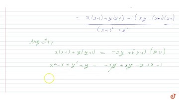The mirror image of curve arg`((z+i)/(z-i))` = `pi/4` in line x-y=0 is :