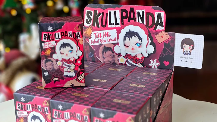 🎄 Pop Mart Skullpanda: Tell Me What You Want, blind box case unboxing!