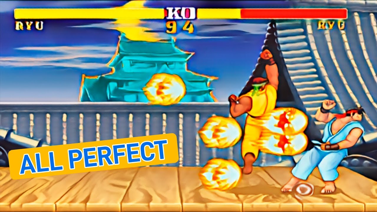 Street Fighter - Street Fighter 2 1994 / RYU Hardest Super Golden