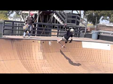 2011-04-12: Skating at Mission Valley Skatepark in...