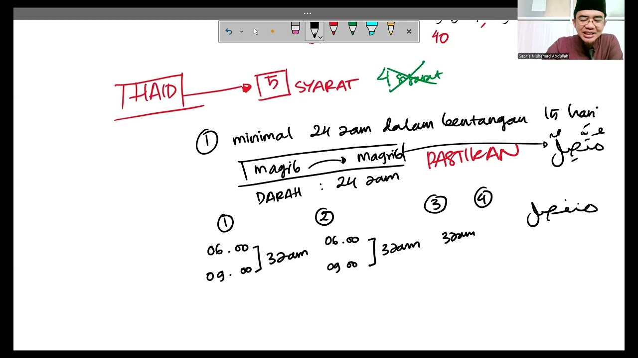 Lima Syarat Darah Haid Yang Harus Diketahui | Sapria Muhamad Abdullah