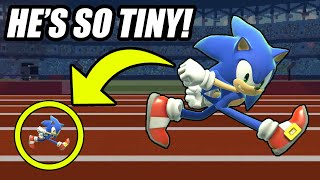 Super Smash Bros. Ultimate  Who Can Beat TINY SONIC In A Race?