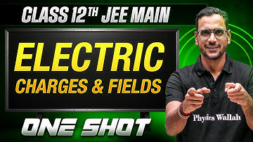 MANZIL Comeback: ELECTRIC CHARGES AND FIELDS in 1 Shot | All Concepts + PYQs | JEE Main