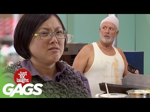 The Nastiest Fast Food Prank - Just For Laughs Gags