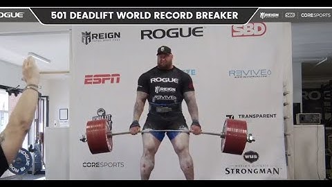 Nuevo RECORD del Mundo 501KG de Peso Muerto NEW WORLD RECORD 501KG DEADLIFT