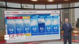 Storms in Baltimore on Monday and Tuesday, comfortable conditions ahead Storms in Baltimore on Monday and Tuesday, comfortable conditions ahead
