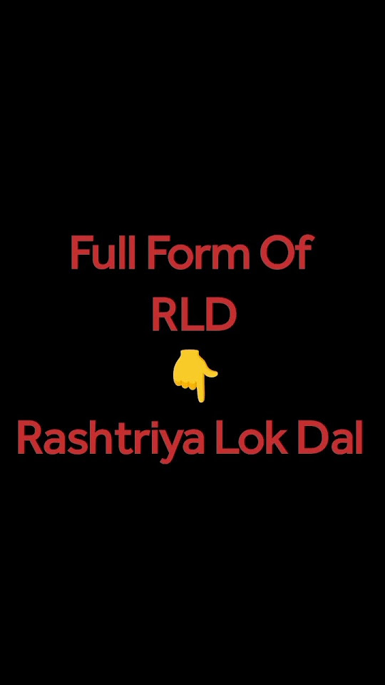 RLD Party Full Form trending fullform YouTube rld-party-full-form-trending-fullform-youtube