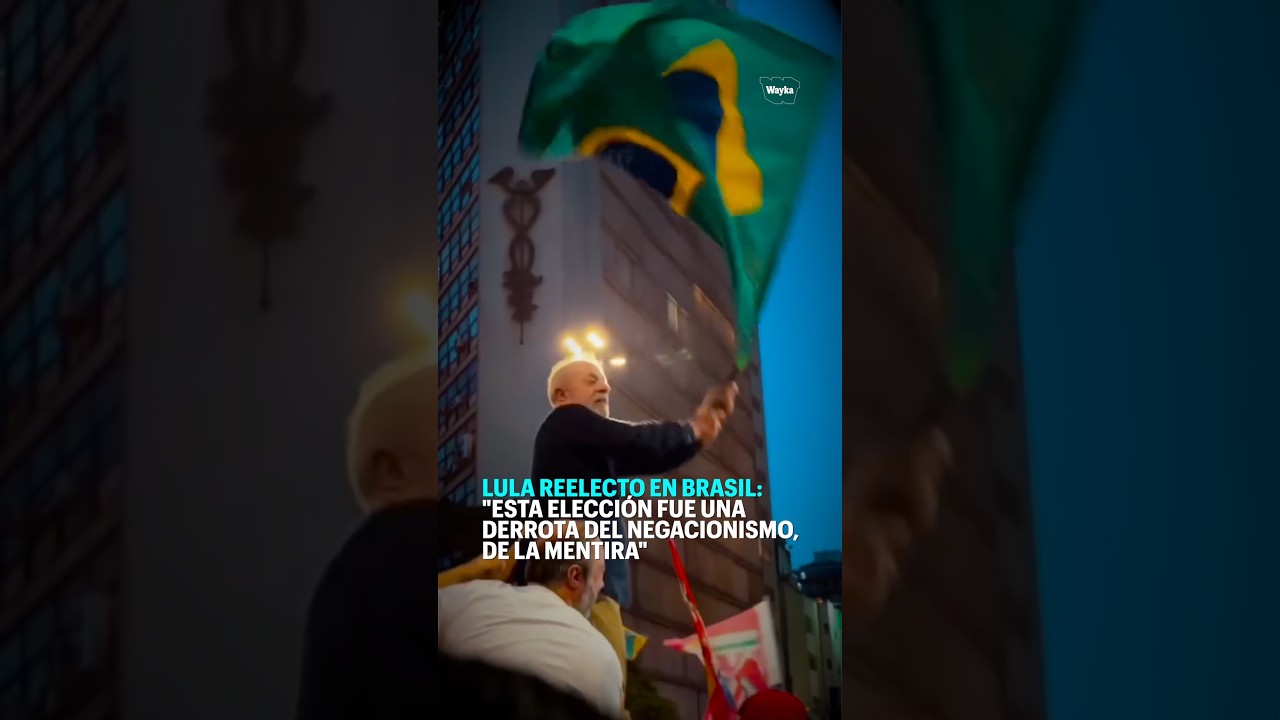 Lula tras ganar elecciones: "Es una demostración de que Brasil no es el patio trasero de nadie"