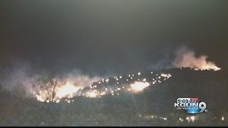 Crews get upper hand on 20-acre brush fire near Sierra Vista
