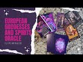 Preview of the european goddesses and spirits oracle deck