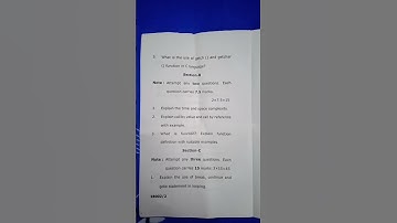 BCA-2022 Programming principal and algorithm 1st semester question paper#2022#ccs university \latest