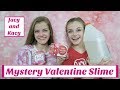 Mystery Valentine Slime Challenge ~ Jacy and Kacy