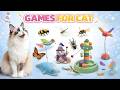CAT GAMES 🐾 3D Cat TV The Switch Flips – Insect Swarm • Cricket Hunt • Chicken Run! 😺6 Hours 4K60FPS