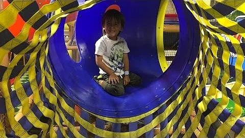 Indoor Playground Huge Slides Children's Play Center!