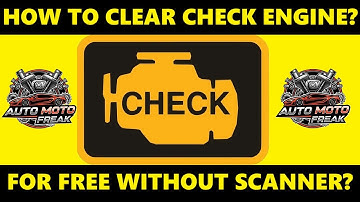 HOW TO CLEAR/TURN OFF/RESET CHECK ENGINE LIGHT WITHOUT SCANNER OBD/DIAGNOSTIC COMPUTER FOR FREE?