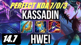 RANK 1 KASSADIN VS HWEI LOW DIAMOND EUW