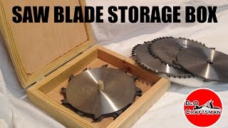 I alway hate having saw blades lay around the shop. Now, with owning a dado stack, the problem got worse. In this video I make a 