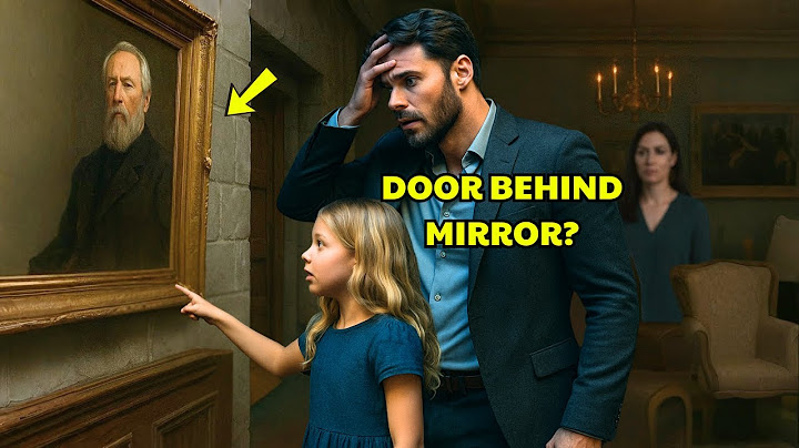 A Little Girl Whispers: “There’s A Door Behind The Mirror” Millionaire Opens It And Freezes