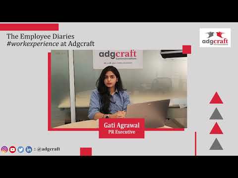 Take a look at Gati Agrawal's 3-month journey at Adgcraft Communications🌟 - video from Adgcraft