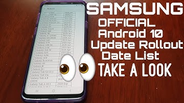 Today Samsung Reveals its Official Android 10 (One UI 2.0) Update Schedule List For Galaxy Phones