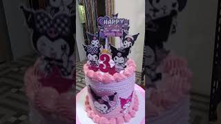 💖🐸✨ FROG PRANK 307 - KUROMI & LABUBU THEME CAKE! 🎂💜🎉 | by DHINE BITESWEET 🎂✨ #dhinebitesweet