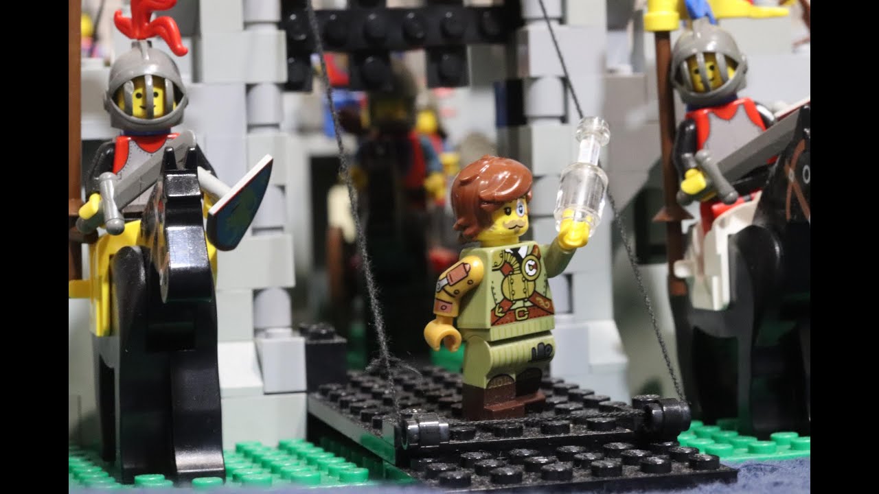 LEGO - Retrobrighting a 30-year-old LEGO Castle (R's POV)
