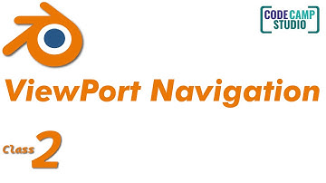 How to navigate 3D Viewport in Blender | Class 02 | @CodeCampStudio