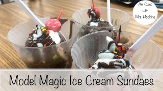 Model Magic Ice Cream Sundaes