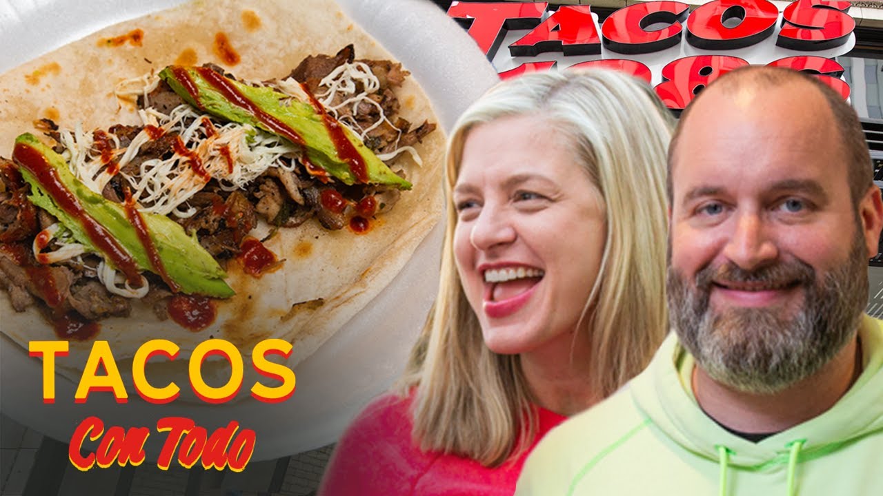 Tom Segura and Christina P Roast Each Other While Eating Tacos | Tacos Con Todo | First We Feast