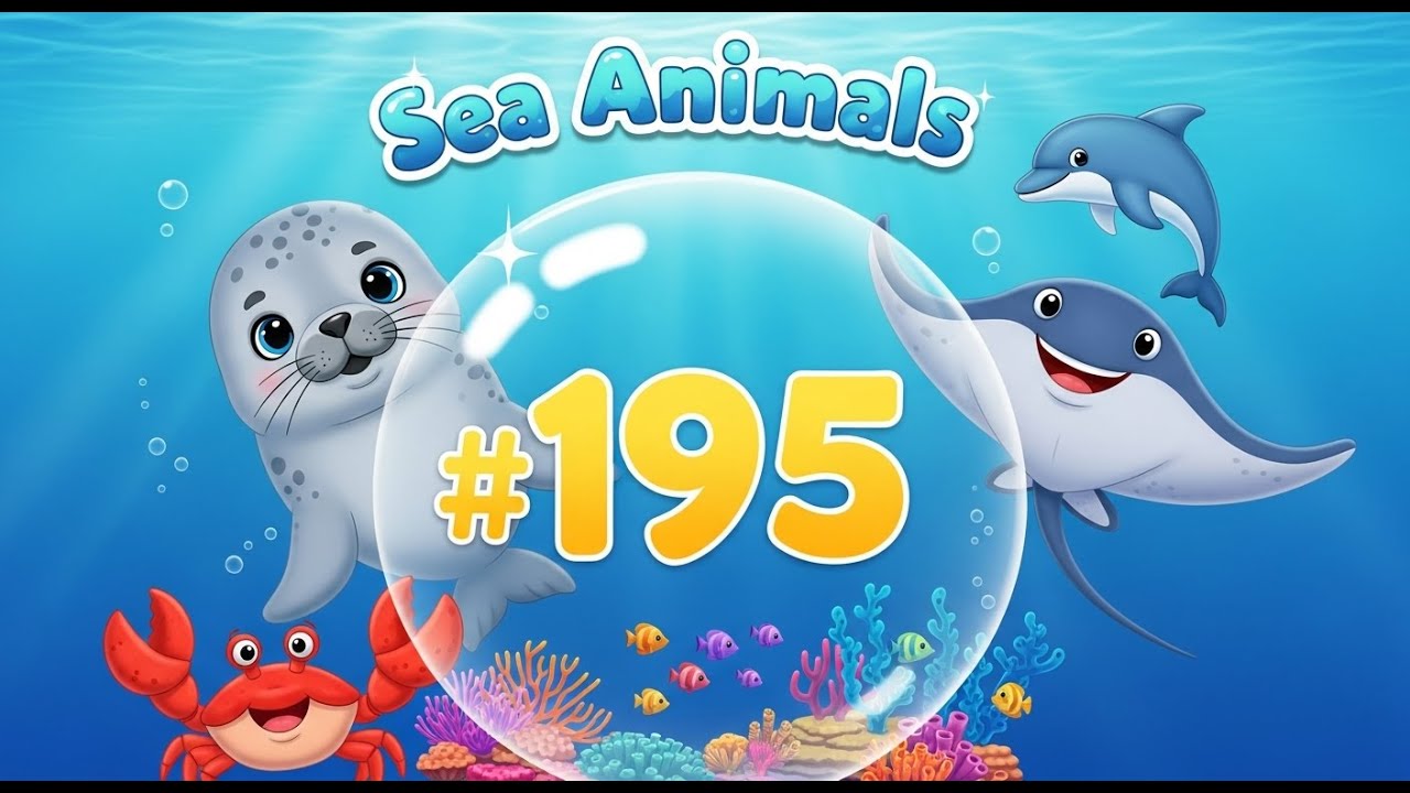 Sea Animals for Kids | Seal, Sea Lion, Walrus | Sound Learning