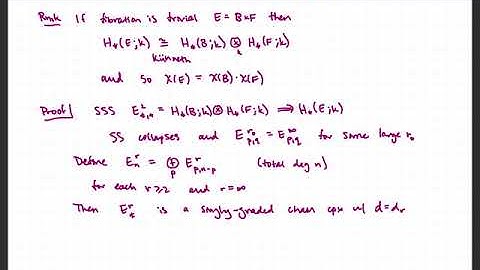 SS 20 - An application of the Serre spectral sequence
