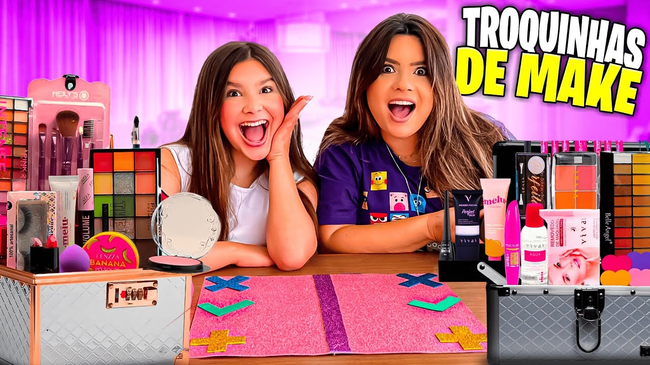 TROQUINHAS DE MAQUIAGEM COM MINHA MÃE *Ela se arrependeu muito 