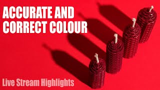 Accurate and correct colours - Facebook Live Highlights