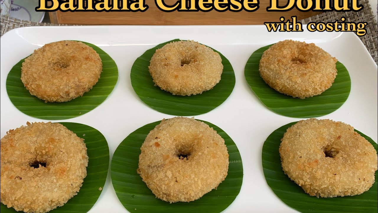 BANANA CHEESE DONUT | Sanchai’s Kitchen