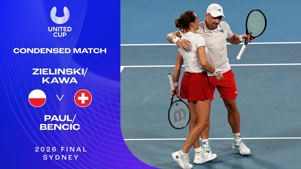 Kawa/Zielinski v Bencic/Paul Condensed Match | United Cup 2026 Final