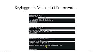 96 Generating Backdoor, Payload, Keylogger & Getting Meterpreter Connection