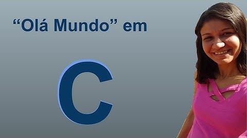 Olá Mundo em C  usando Linux - Terminal