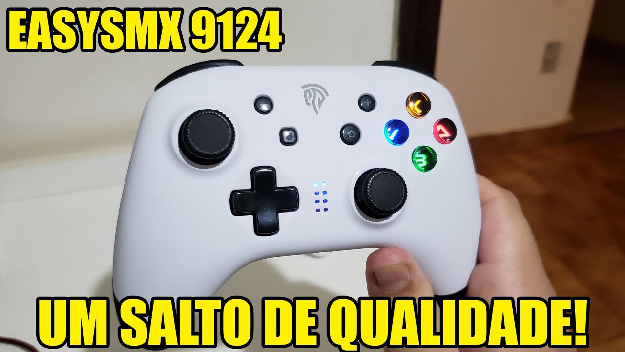 EasySMX-controlador de jogos sem fio, gamepad bluetooth, Steam