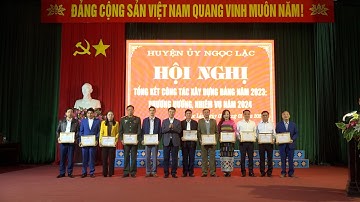 HỘI NGHỊ TỔNG KẾT CÔNG TÁC XÂY DỰNG ĐẢNG NĂM 2023, NHIỆM VỤ NĂM 2024.