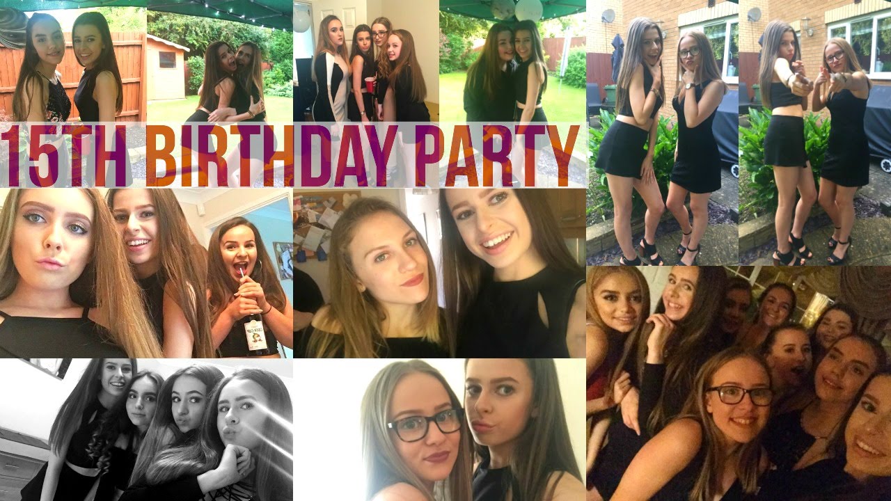 MY 15TH BIRTHDAY PARTY VLOG | HelloAmyy - YouTube