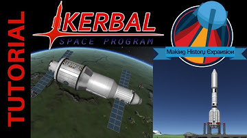 Kerbal Space Program Tutorial: How to Build Salyut 1 and Proton Booster with Making History