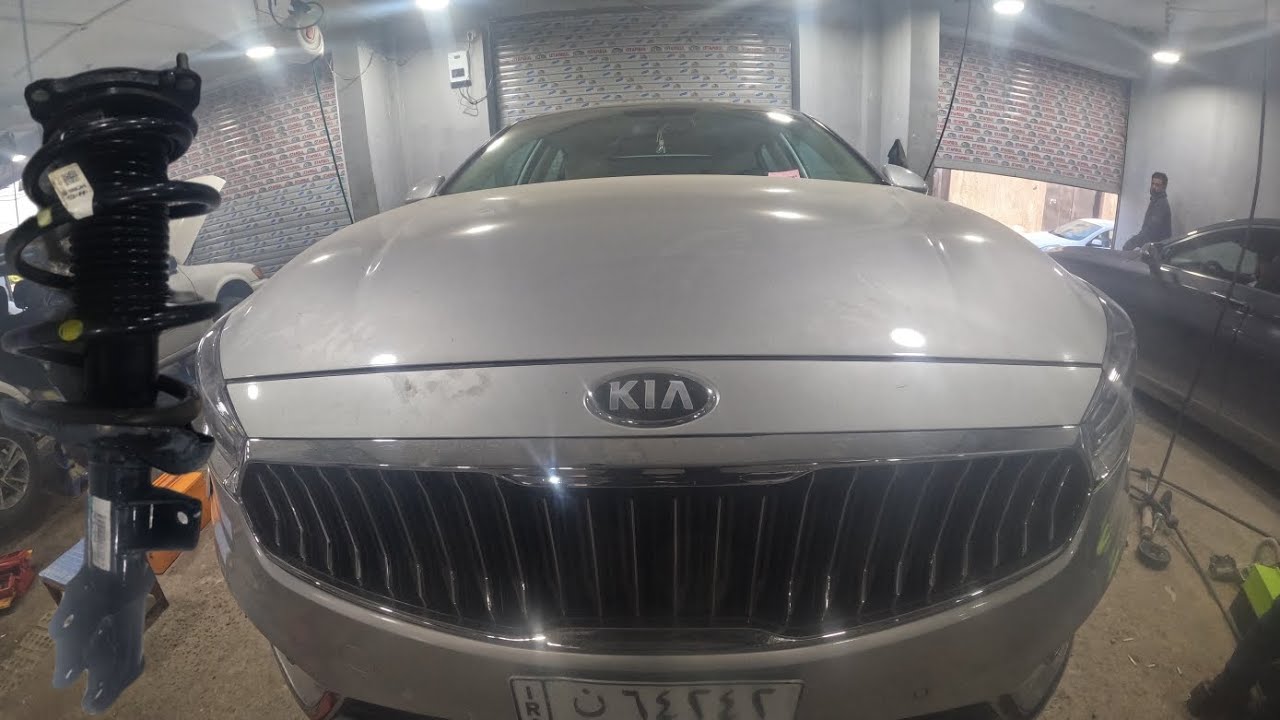 how to replace shock absorber kia cadenza #kia #cadenza как заменить ...