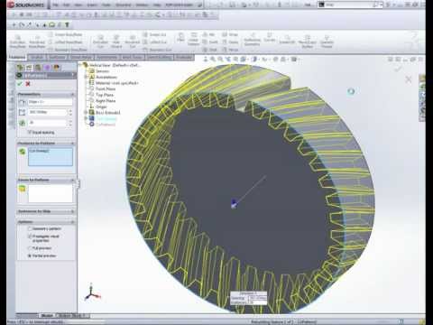 Helical Gear Creation